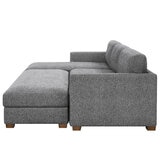 Thomasville Fabric Sofa Chaise With Storage Ottoman 3 Piece