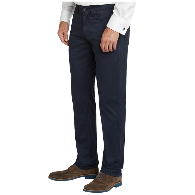 Kirkland Signature Men's 5 Pocket Brushed Cotton Twill Pants Dress ...