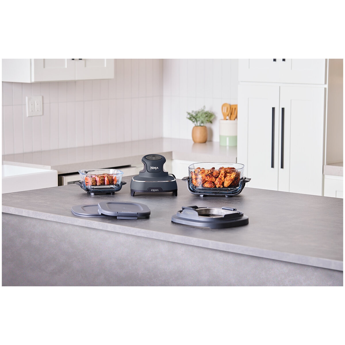 Ninja Crispi 4-in-1 Portable Glass Air Fryer FN101GYANZ Ninja Crispi 4-in-1 Portable Glass Air Fryer FN101GYANZ