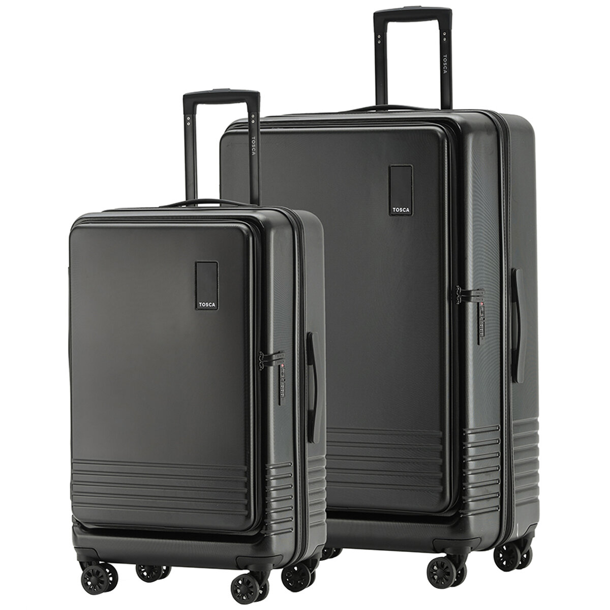 Tosca Horizon 2 Piece Luggage Set Black