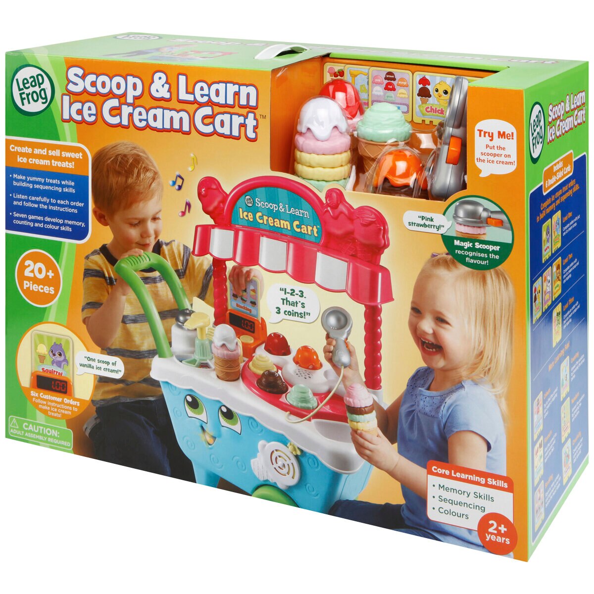 leapfrog play and learn ice cream cart