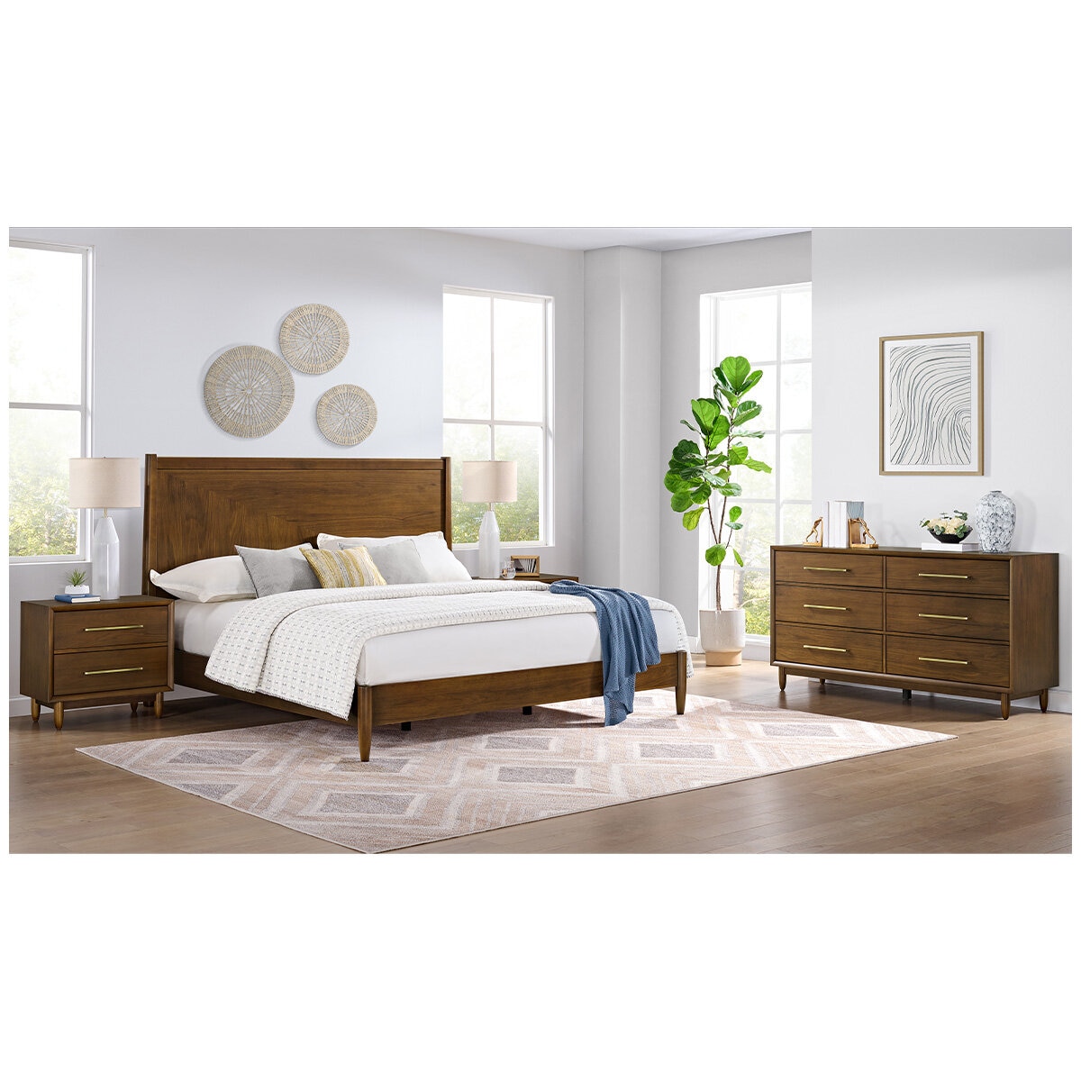 Northbridge Bed and Nightstand