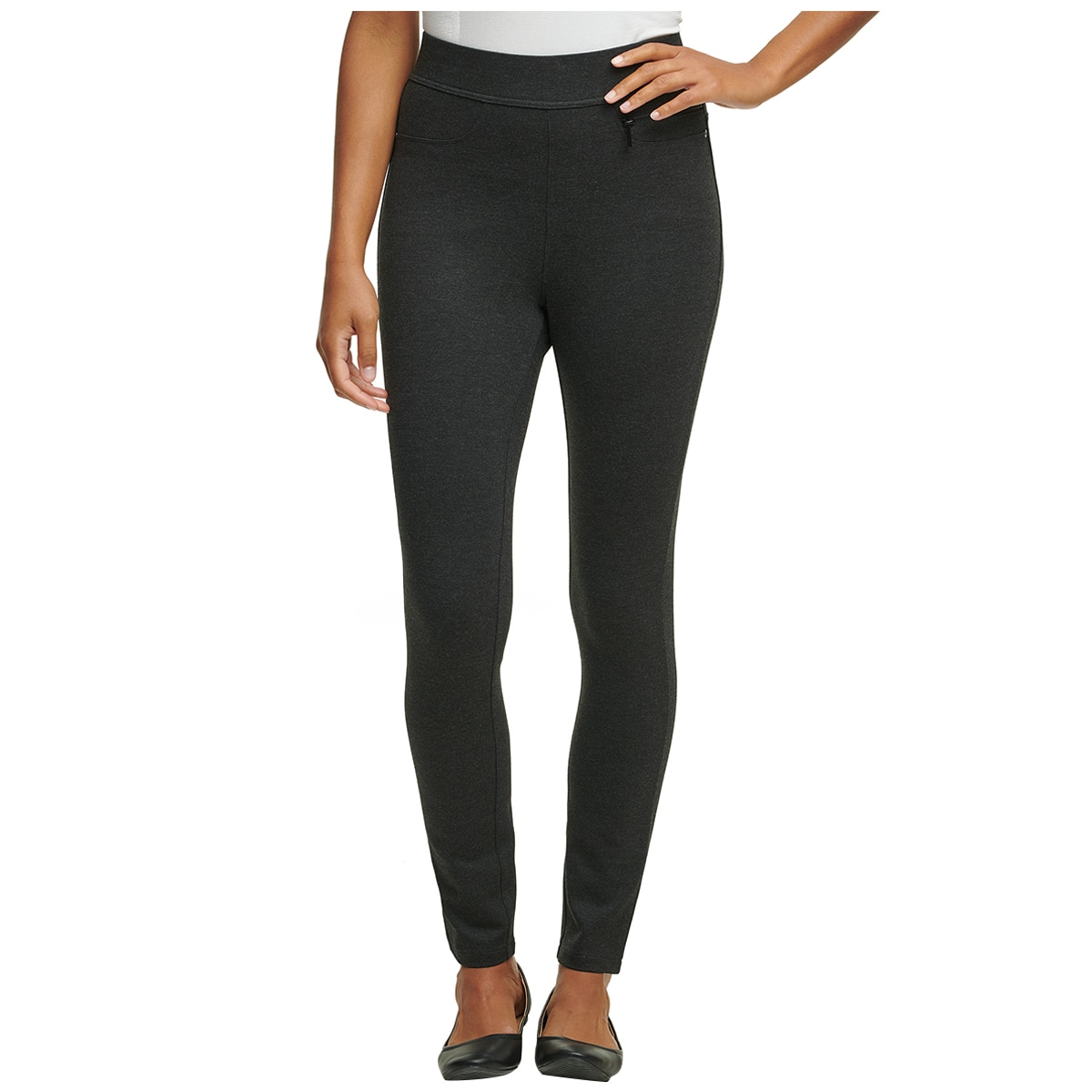 DKNY Women's Ponte Pant Charcoal | Costco Australia