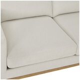 Henredon Fabric Sofa With Reversible Chaise