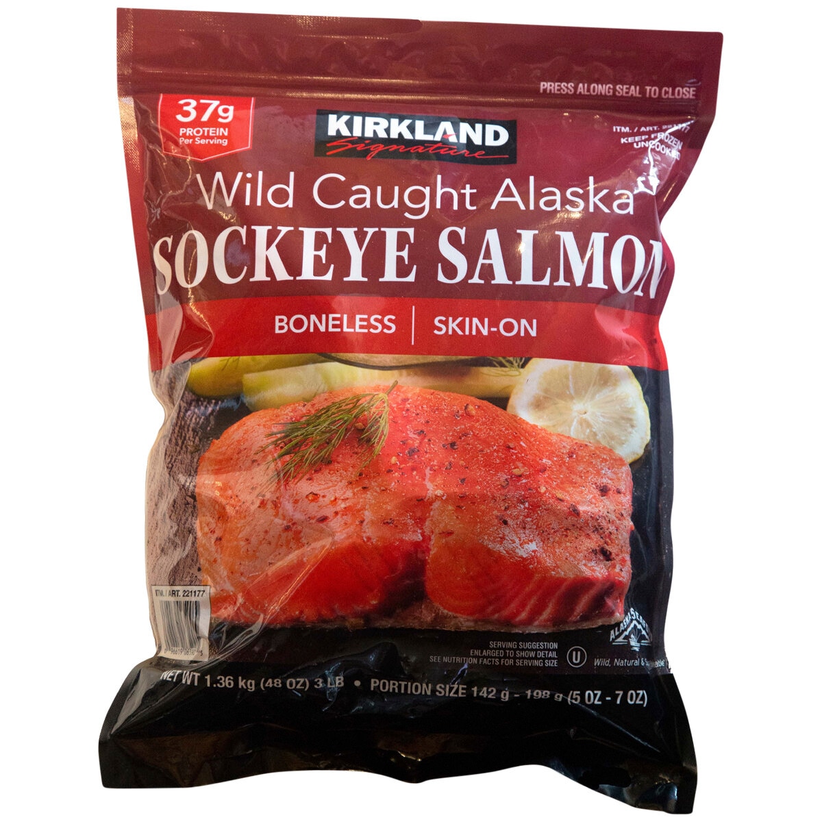 Kirkland Signature Wild Sockeye Salmon 1 36kg Costco Au