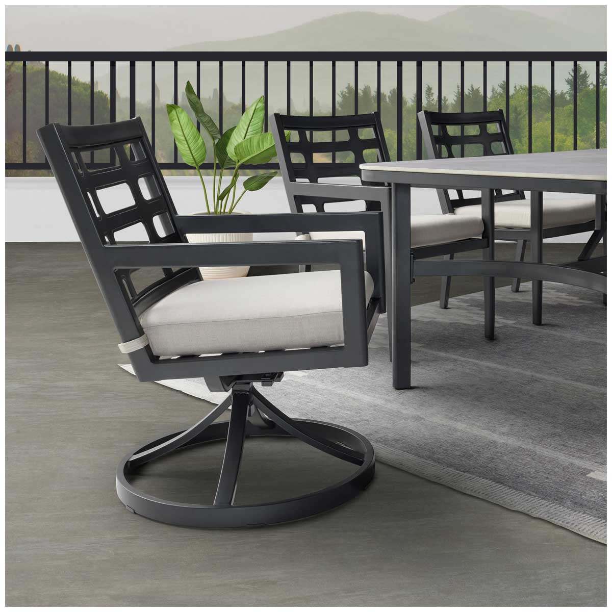 Agio Formia 7 Piece Metal Dining Set Agio Formia 7 Piece Metal Dining Set