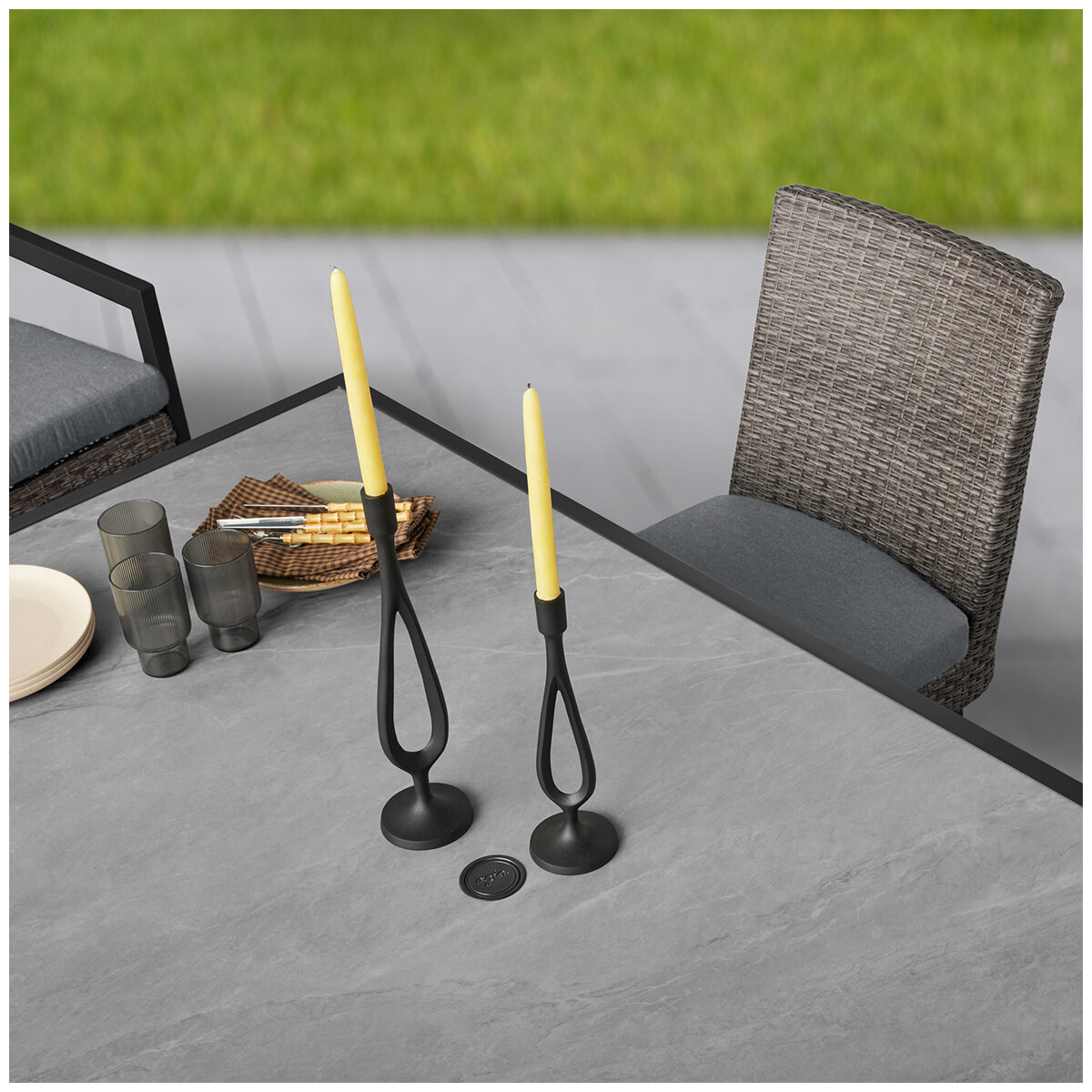 Agio Luna 7 Piece Woven Dining Set Agio Luna 7 Piece Woven Dining Set