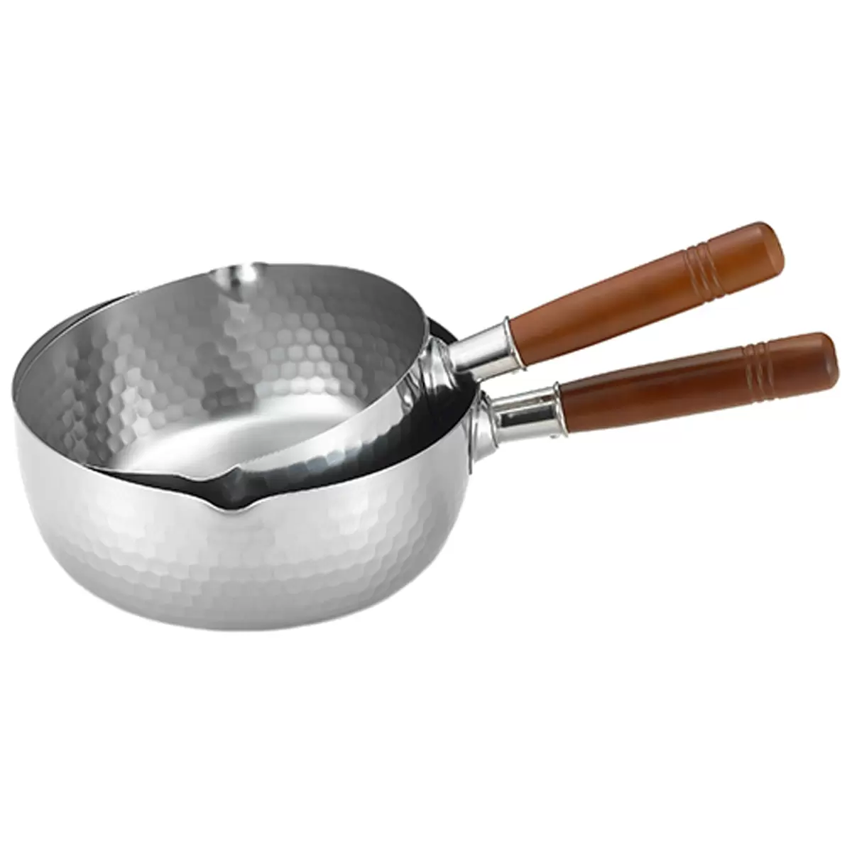 Yoshikawa Stainless Steel Saucepans 20cm and 22cm 2 Pack