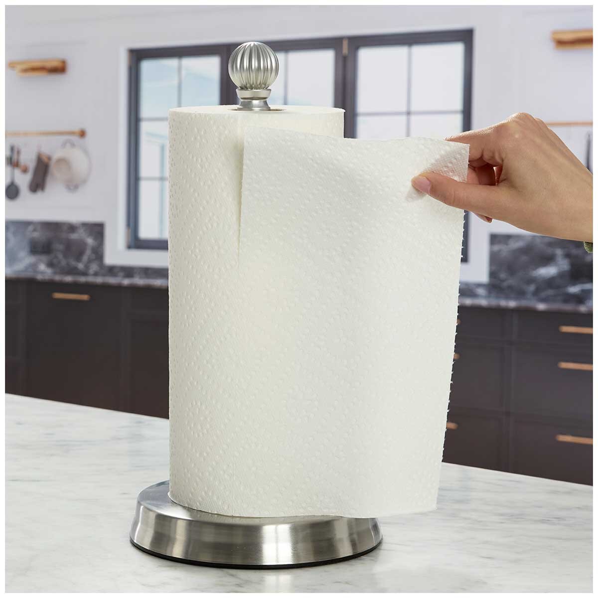 Kamenstein Stainless Steel Perfect Tear Paper Towel Holder