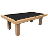 All Table Sports Regent Rise 7ft Pool Table Natural Wood Black Felt