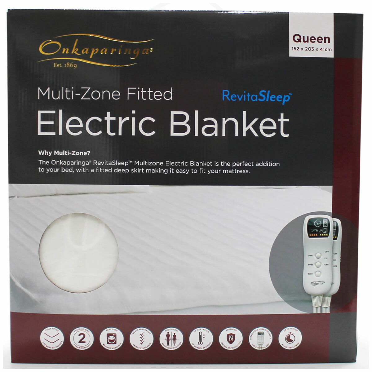 Onkaparinga Electric Blanket Queen Onkaparinga Electric Blanket Queen