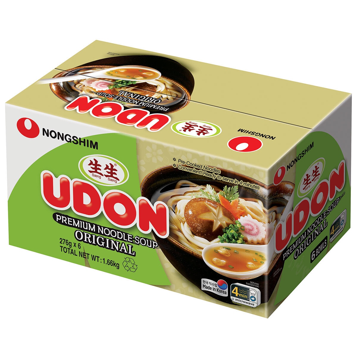 Nongshim Udon Premium Noodle Soup 6 Pack | Costco Australia