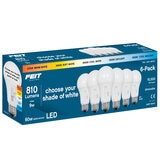 FEIT 60W 5CCT Omni LED A-LAMP E27 BASE 6 PACK