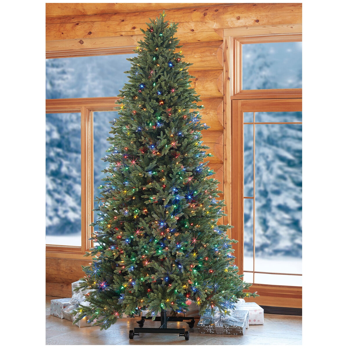 9 foot pre lit shop christmas tree costco