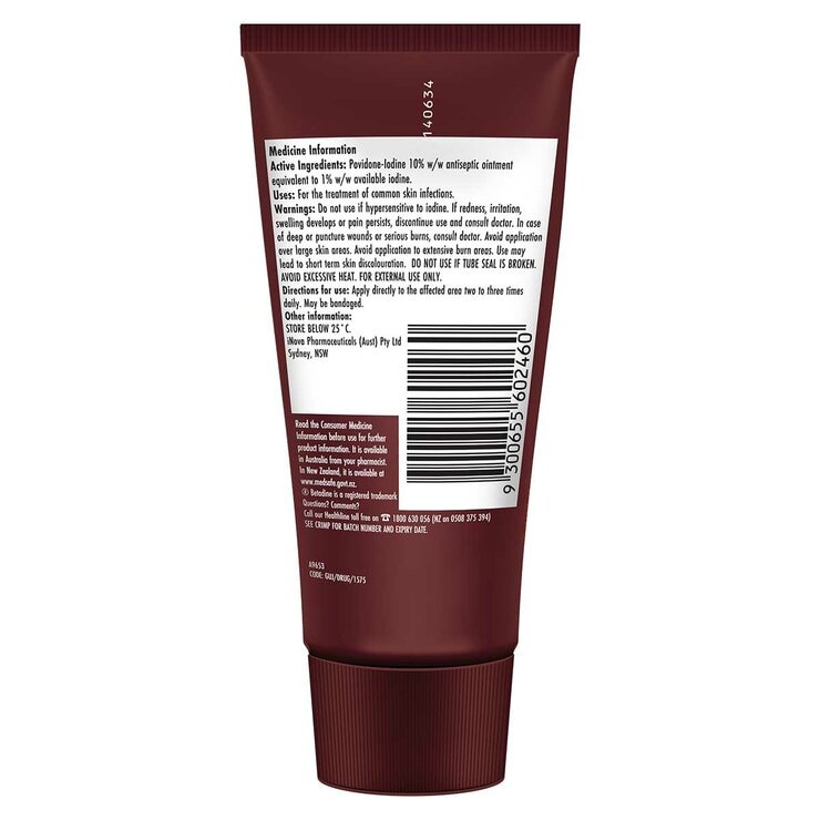 Betadine Antiseptic Ointment 2 x 65g Betadine Antiseptic Ointment 2 x 65g