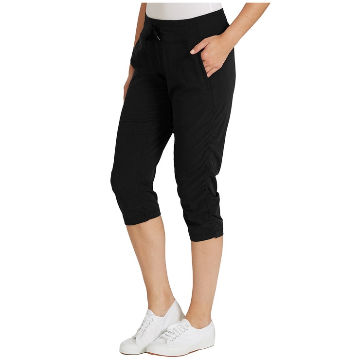 Kirkland Signature Women's Woven Capri Pants Black | Costco Australia