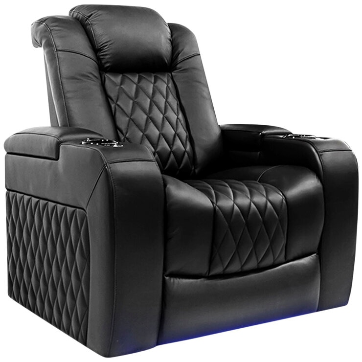 Valencia Home Theatre Tuscany Edition 1 Seater Black Valencia Home Theatre Tuscany Edition 1 Seater Black