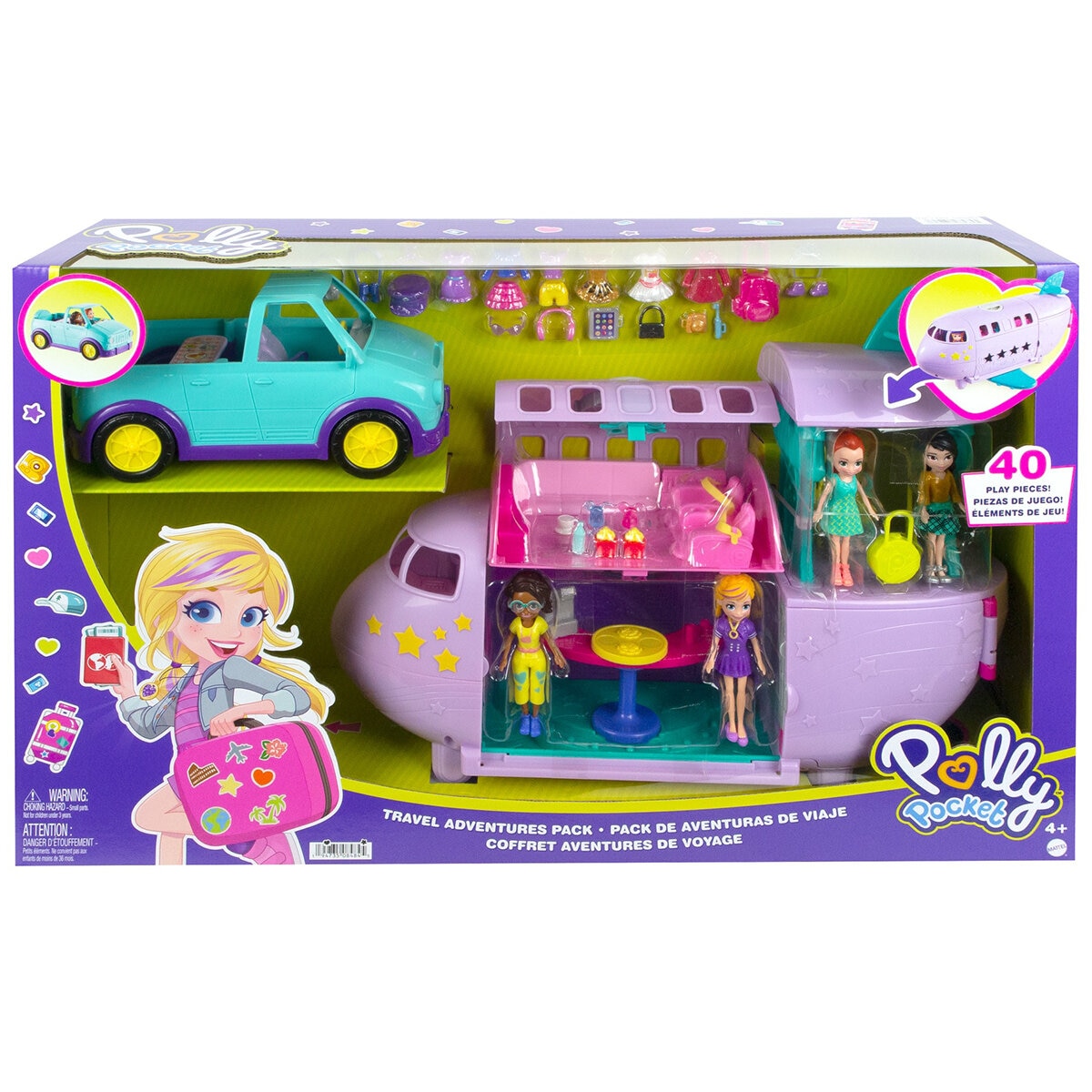 Polly Pocket Jet Travel Adventure Pack