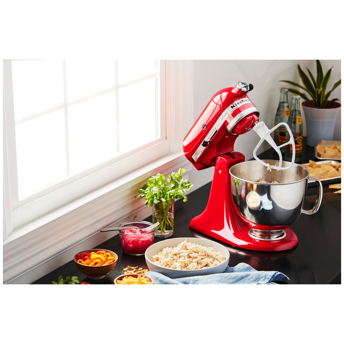 KitchenAid KSM160 Artisan Stand Mixer Empire Red