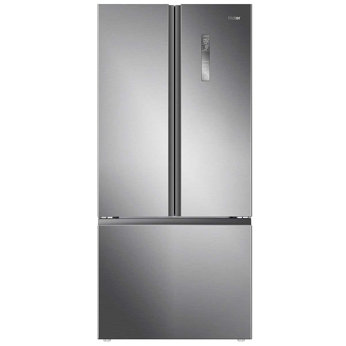 Haier 489L French Door Frost Free Fridge Satina Silver HRF520FS