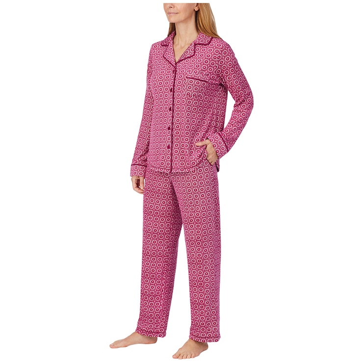 Carole Hochman Women's 2 Piece PJ Set - Red Print | Costco Australia