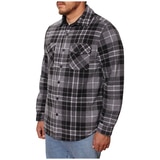 Freedom Foundry Men's Plush Shirt Jacket - Charcoal