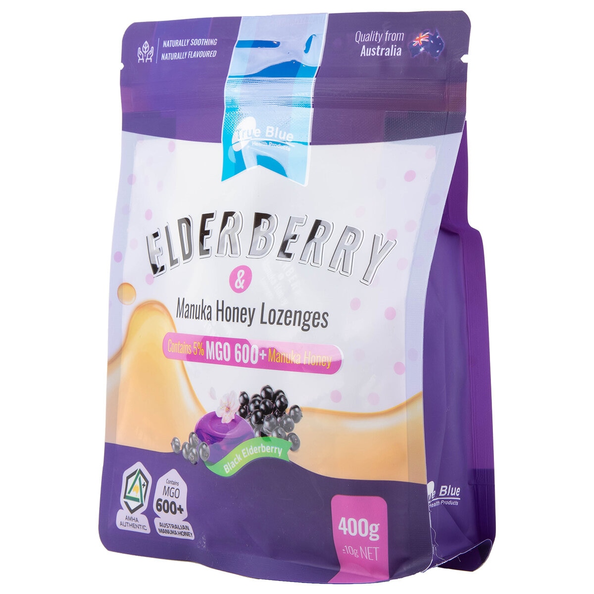 True Blue Elderberry & Manuka Honey Lozenges 400g