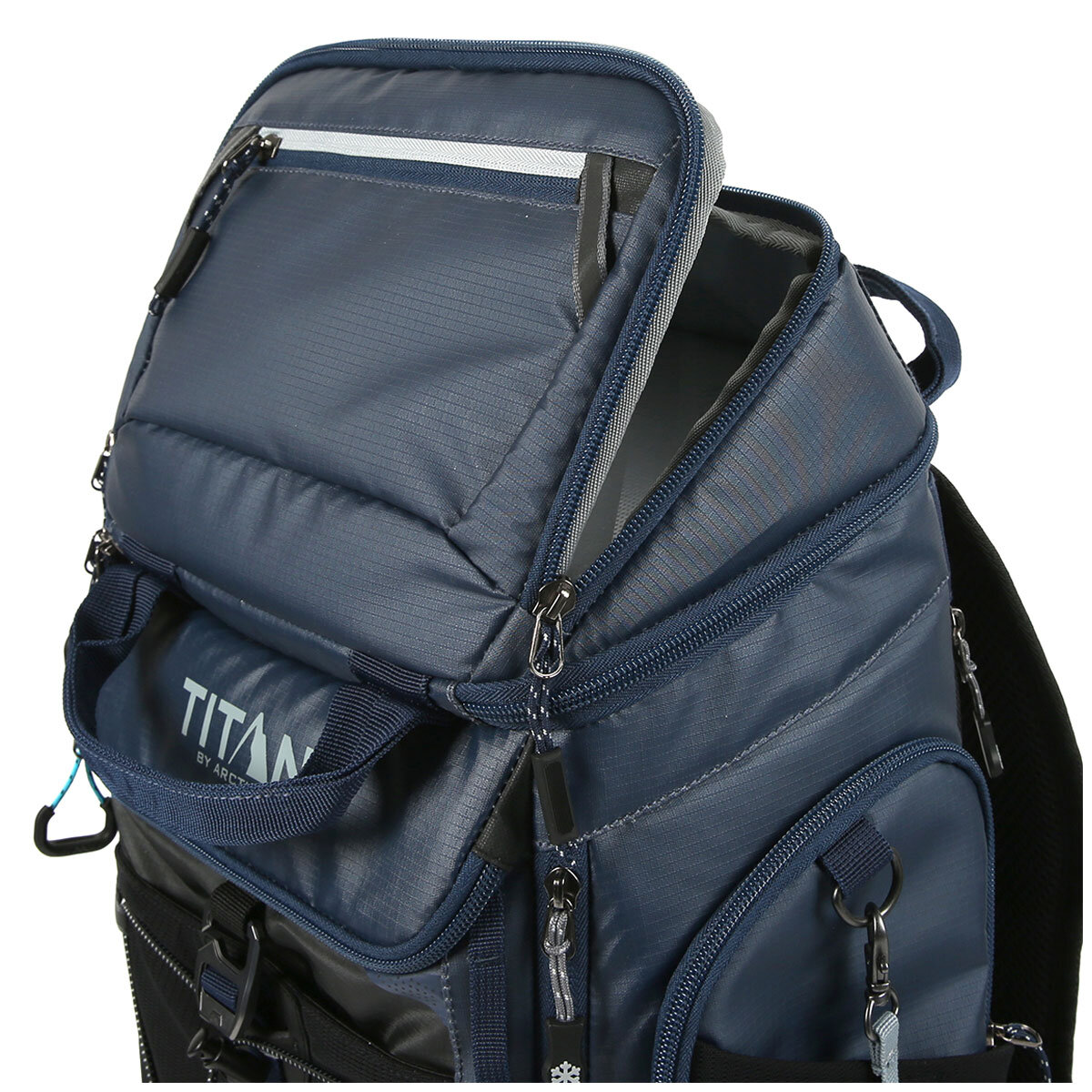 Titan by Arctic Zone 26 Can Backpack Cooler Navy Costco