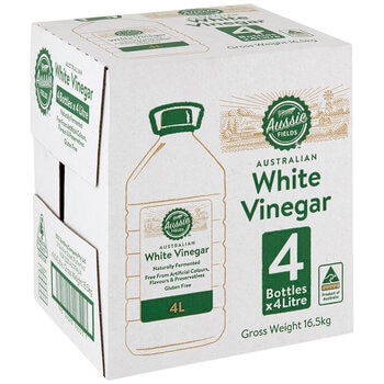 Aussie Fields White Vinegar 4 x 4L