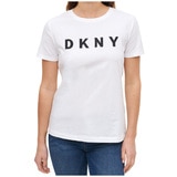 DKNY Women's Logo Tee - Cherry Blossom White