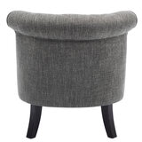 Slipper Accent Chair Dark Grey