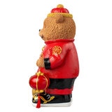 Bear Greeter with Lantern & Money Bag 48cm