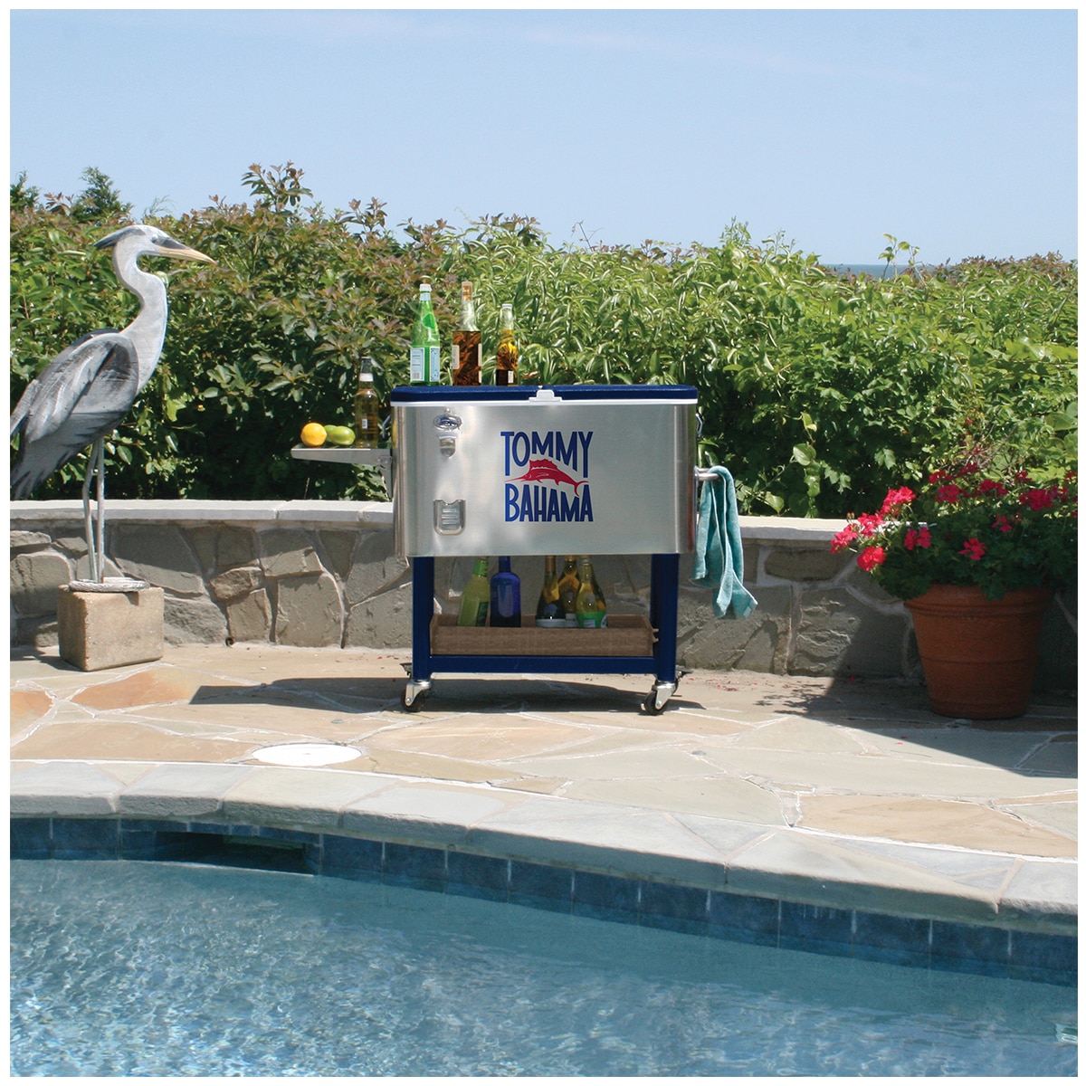 costco tommy bahama wood cooler