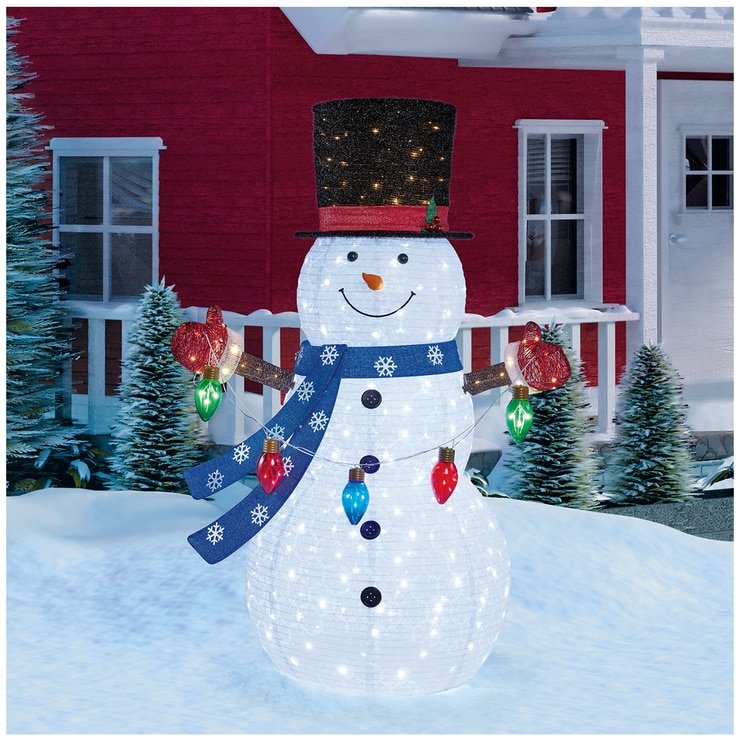 LED Pop Up Snowman 213.36cm | Costco Australia