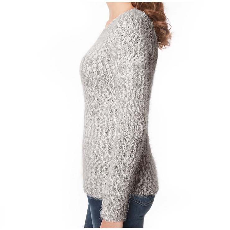 David Bitton Buffalo Ladies Eyelash Sweater Dusty Grey ...