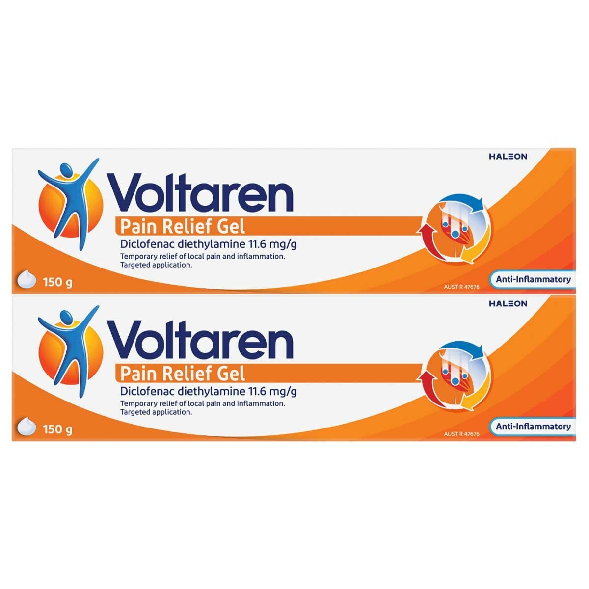 Voltaren Pain Relief Gel 2 x 150g Voltaren Pain Relief Gel 2 x 150g