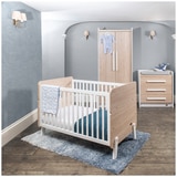 Boori Natty Cot Bed - Barley/White/Oak