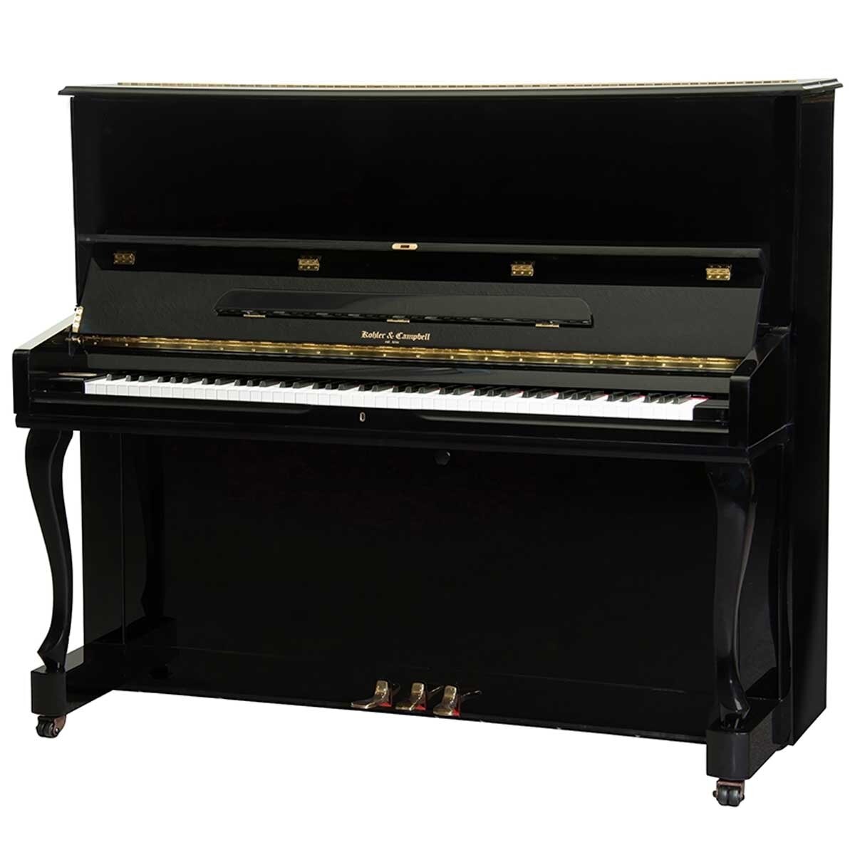 Kohler & Campbell Upright Piano Polished Ebony KC132FD-EP