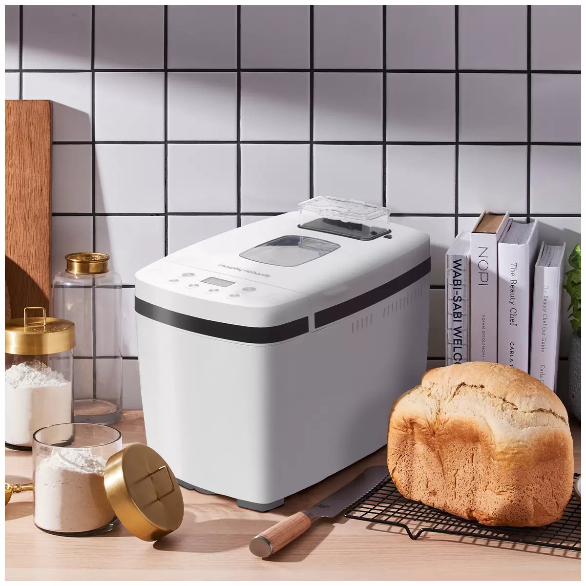 Morphy Richards Bread Maker with  Fruit and Nut Dispenser MRBRD13W