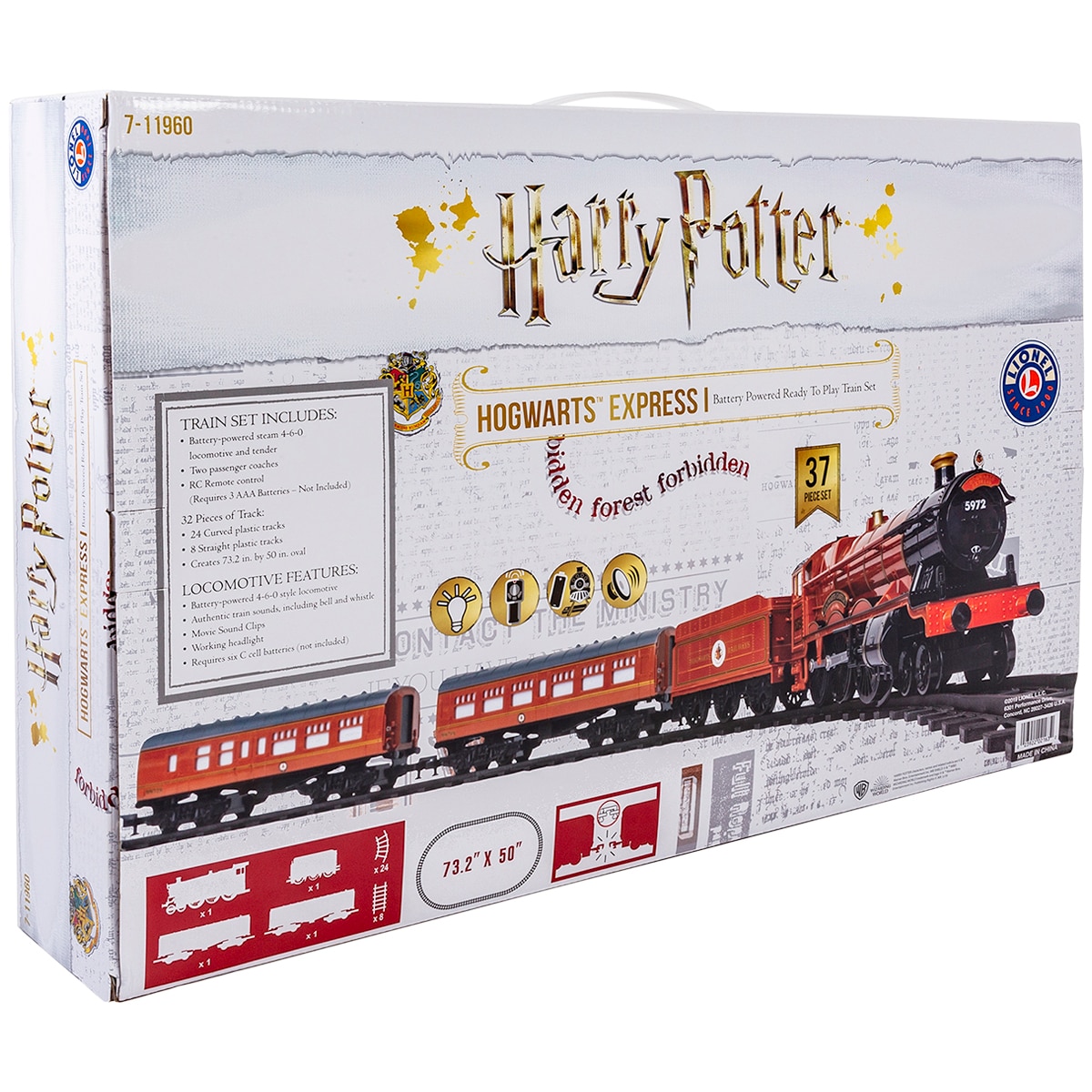 hogwarts train set costco