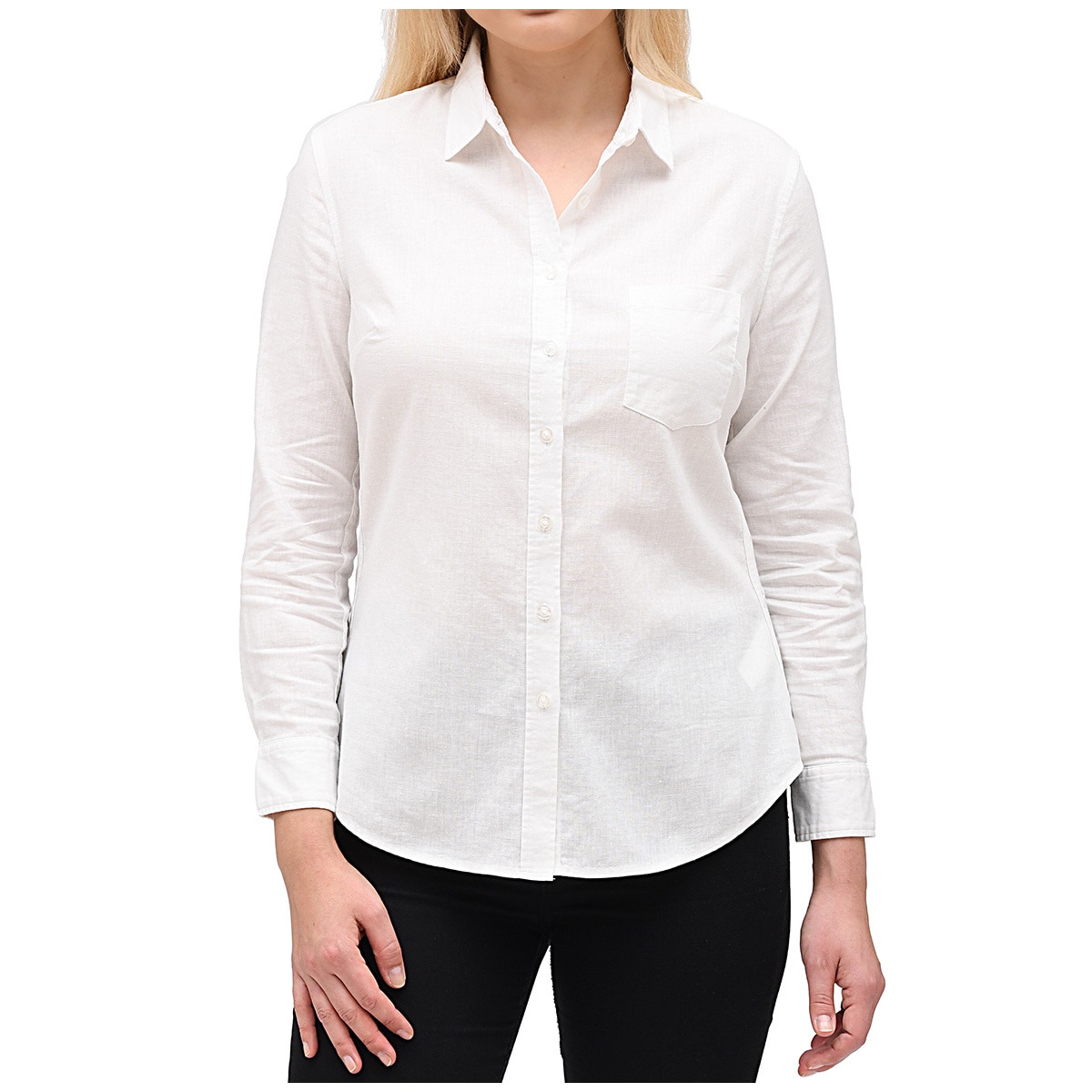 Jachs Women's Linen Shirt - White