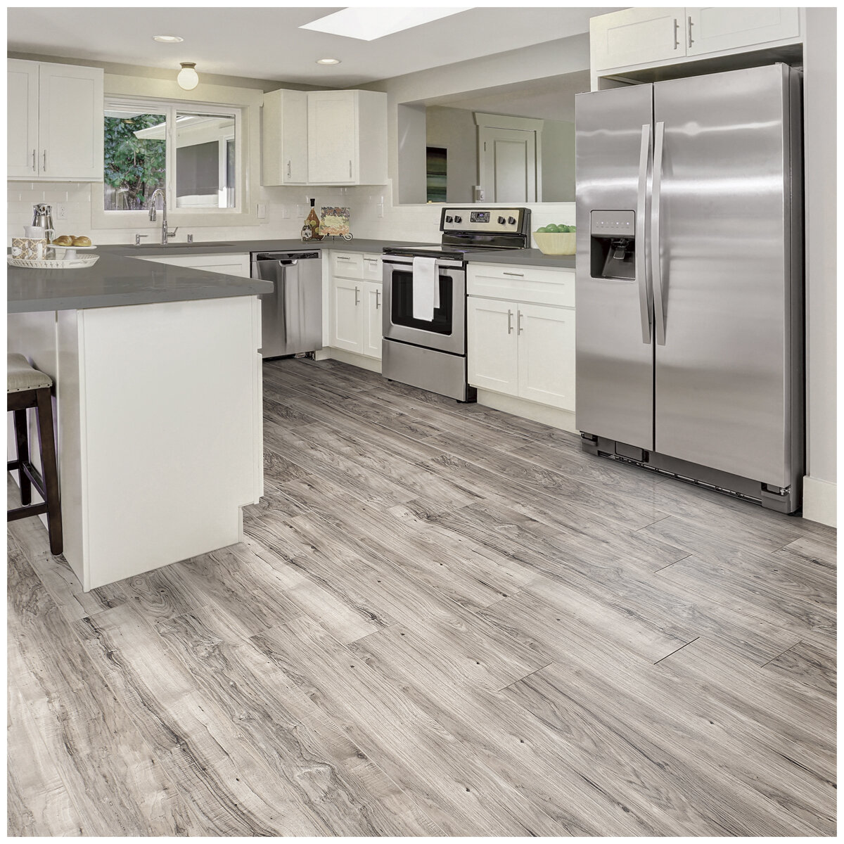 Golden Select Laminate Flooring Grey Walnut