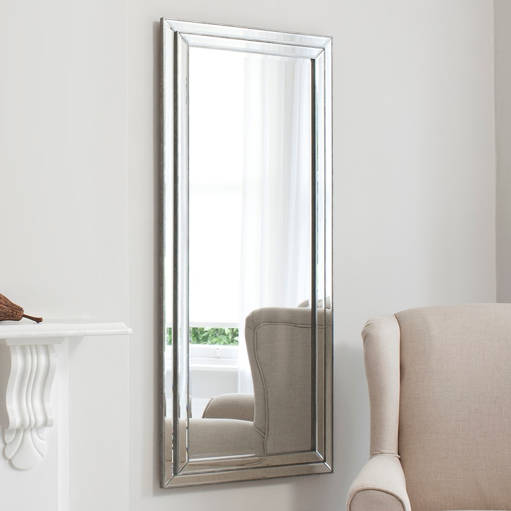 Hudson Living Chambery Leaner Pewter Mirrors 1550 x 685 mm Costco