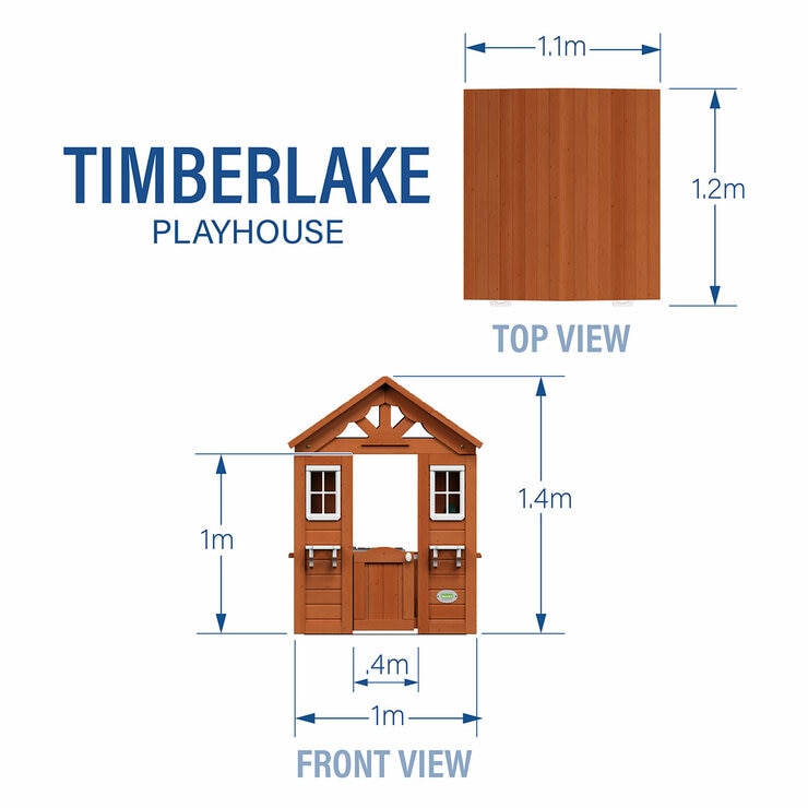 Backyard Discovery Timberlake Cedar Wooden Kids Cubby House Backyard Discovery Timberlake Cedar Wooden Kids Cubby House