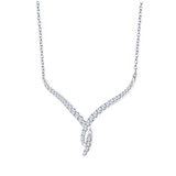 18KT White Gold 0.72ctw Diamond Necklace