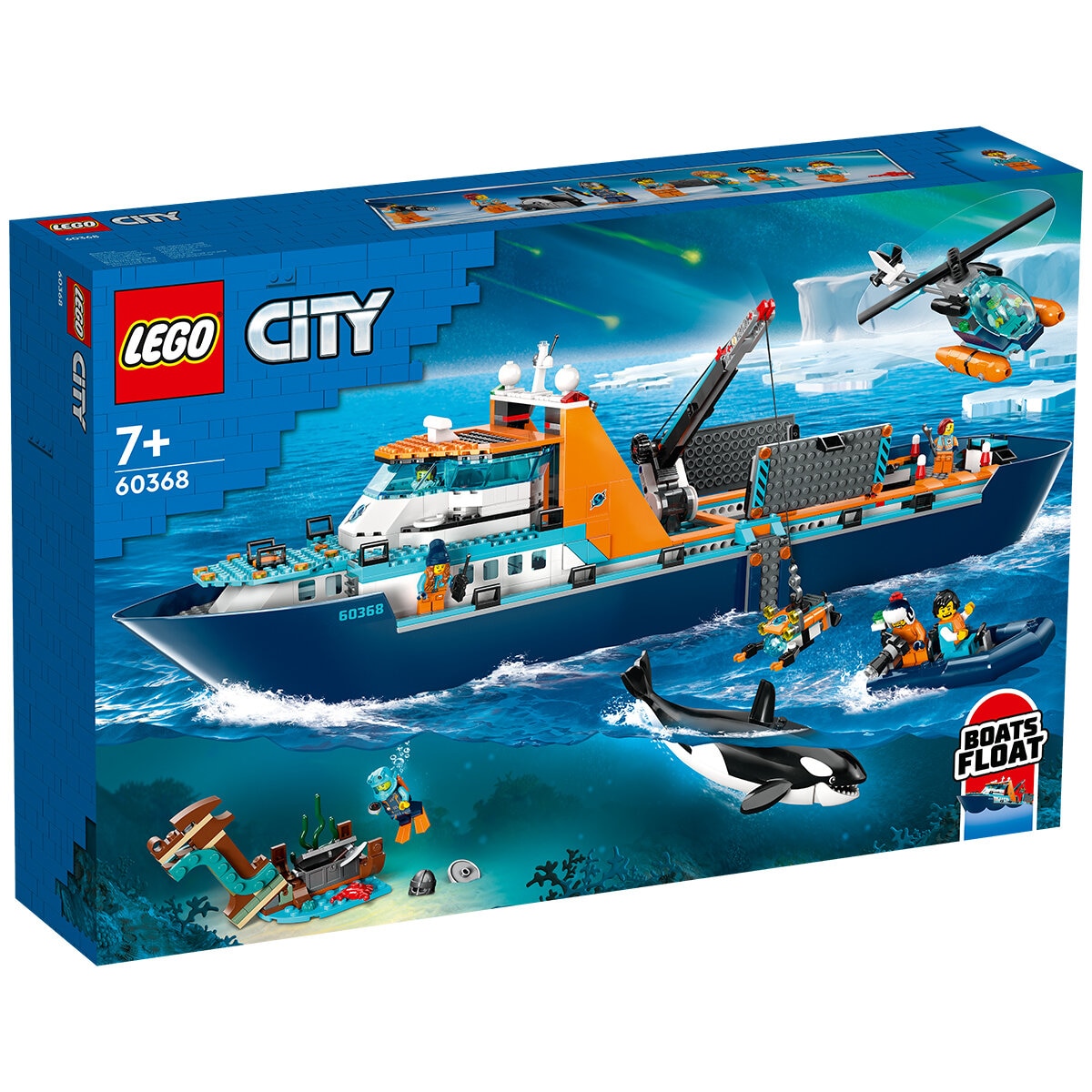 lego city arctic explorer ship 60368