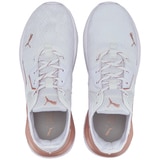 Puma Womens Flyer Runner Shoe - White Rose Gold