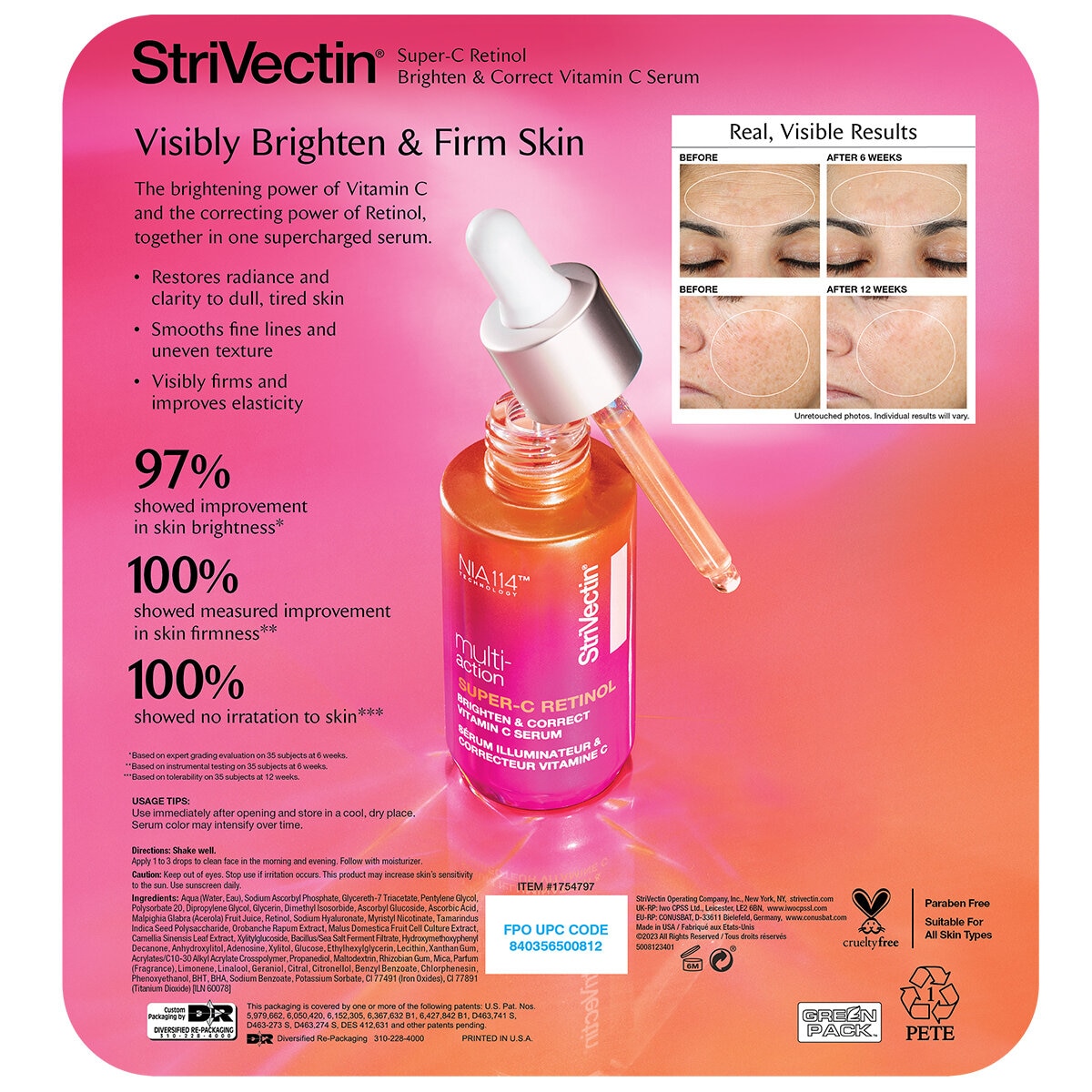 StriVectin Super-C Retinol Brighten & Correct Vitamin C Serum/