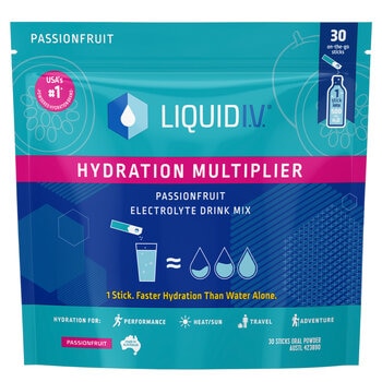 Liquid I.V. Hydration Multiplier Electrolyte Drink Mix Passionfruit 30 Sachets