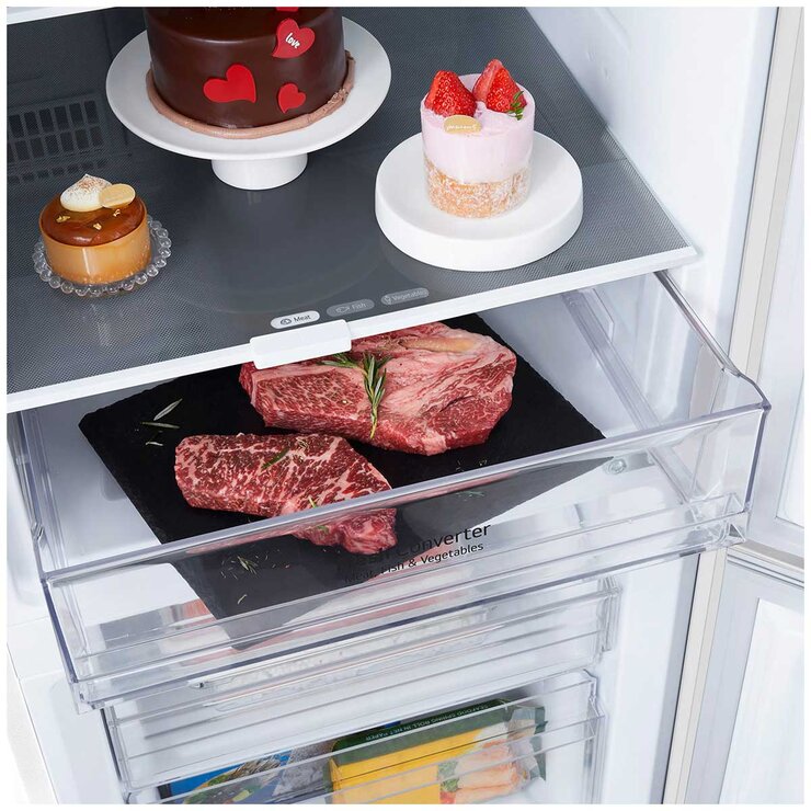 LG 355L Bottom Mount Fridge GB-B300MWH LG 355L Bottom Mount Fridge GB-B300MWH